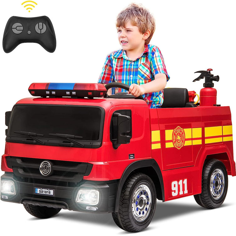 Fire truck deals remote control car